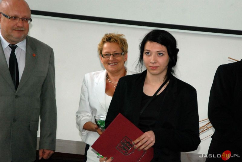 Rozdanie Nagród Burmistrza Miasta Jasła dla uzdolnionych uczniów jasielskich szkół