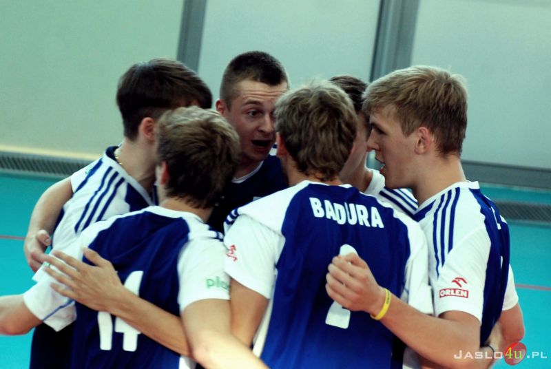 Polska - Bułgaria (mecz towarzyski juniorskich reprezentacji siatkarskich, hala MOSiR w Jaśle)