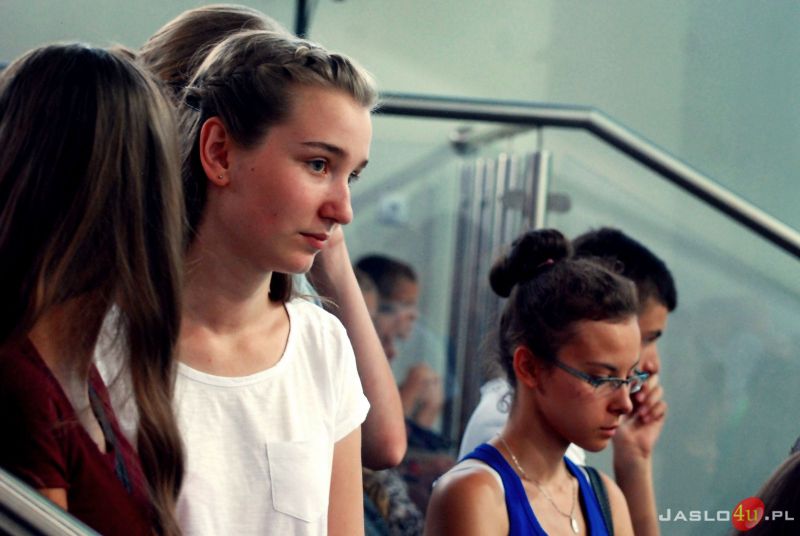 Polska - Bułgaria (mecz towarzyski juniorskich reprezentacji siatkarskich, hala MOSiR w Jaśle)