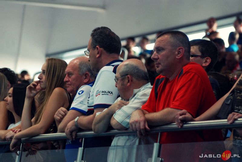 Polska - Bułgaria (mecz towarzyski juniorskich reprezentacji siatkarskich, hala MOSiR w Jaśle)