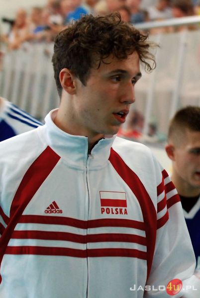 Polska - Bułgaria (mecz towarzyski juniorskich reprezentacji siatkarskich, hala MOSiR w Jaśle)