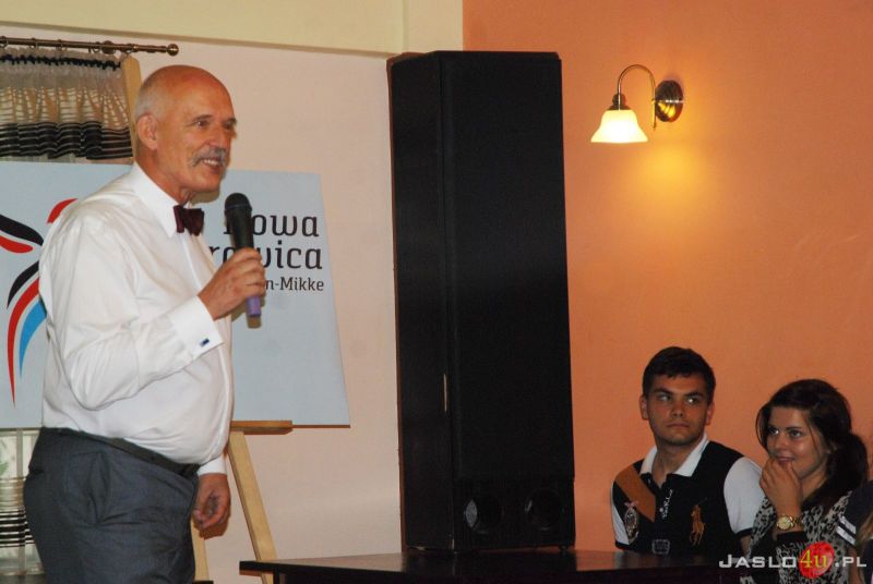 Janusz Korwin-Mikke w Jaśle