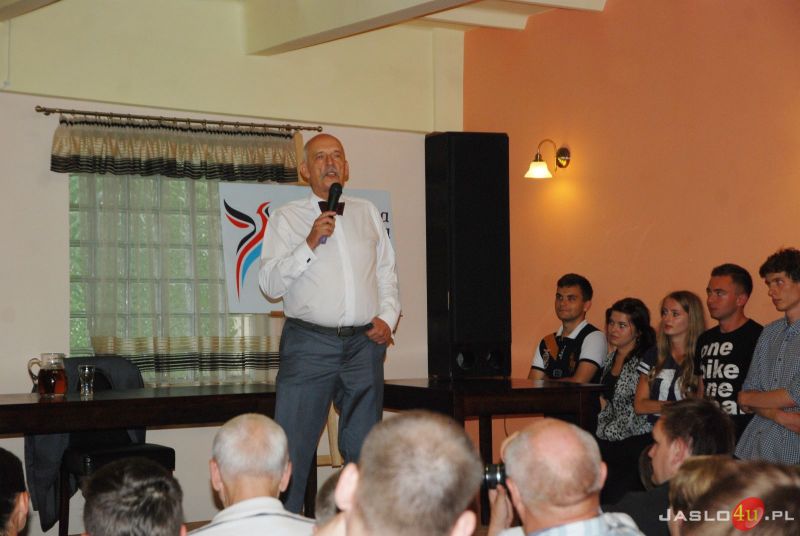 Janusz Korwin-Mikke w Jaśle
