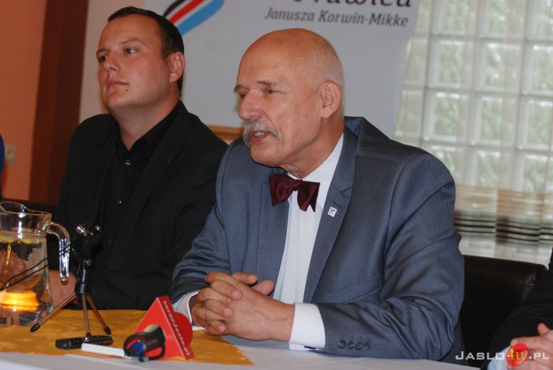 Janusz Korwin-Mikke w Jaśle