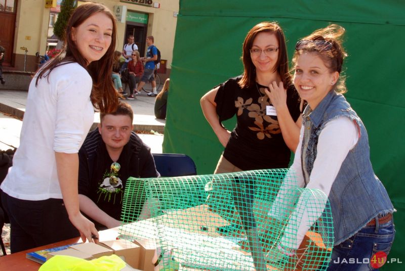 II Powiatowy Piknik Ekologiczny Eko-Raban na rynku w Jaśle