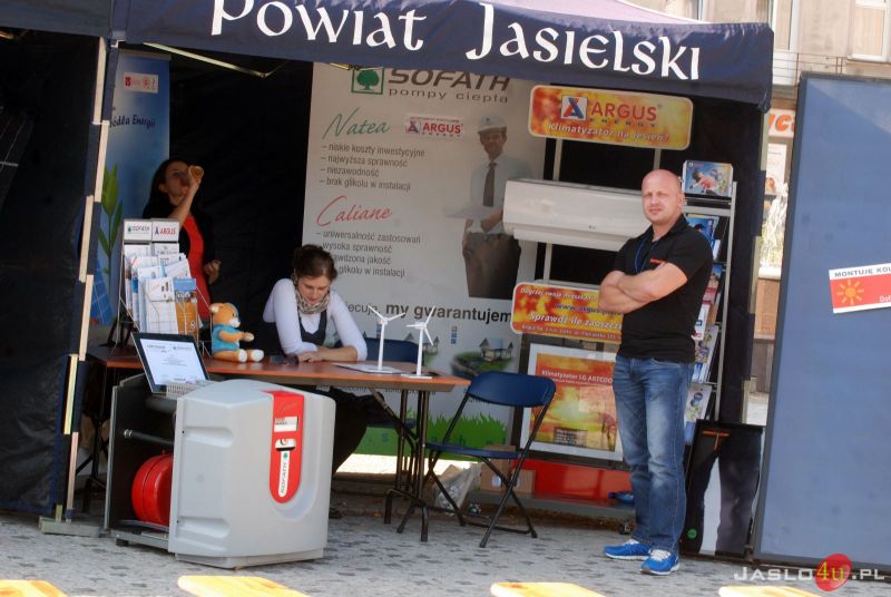 II Powiatowy Piknik Ekologiczny Eko-Raban na rynku w Jaśle