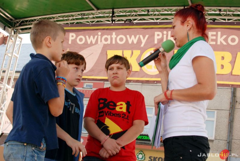 II Powiatowy Piknik Ekologiczny Eko-Raban na rynku w Jaśle