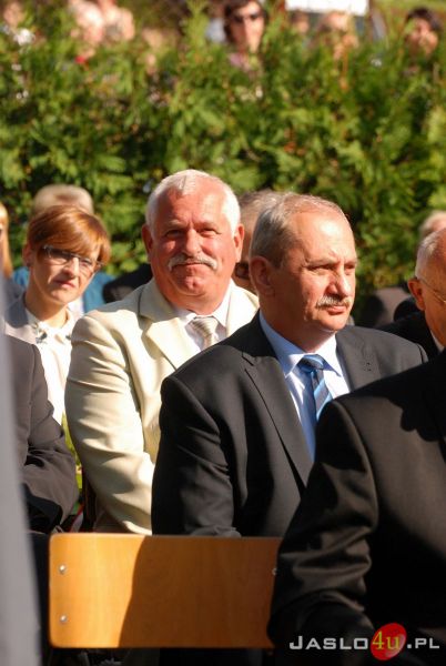 Odsłonięcie obelisku ku czci gen. J. Hallera przy ZS w Trzcinicy