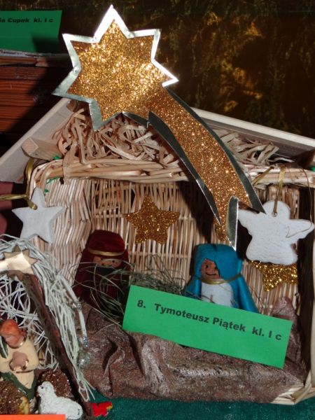 "Szopki wykonane przez uczniów Szkoły Podstawowej nr 2 w Jaśle"