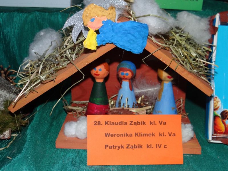 "Szopki wykonane przez uczniów Szkoły Podstawowej nr 2 w Jaśle"