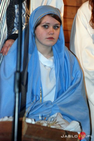 Żywa szopka i jasełka przy kościele oo. Franciszkanów
