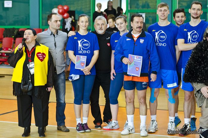 Krośnieńscy siatkarze zagrali dla WOŚP