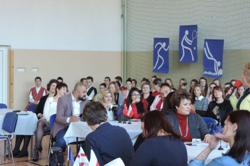 Wizyta uczestników Programu Comenius w Bączalu Dolnym cz. 1