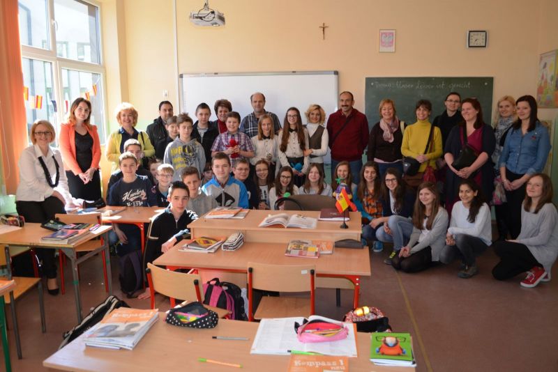Wizyta uczestników Programu Comenius w Bączalu Dolnym cz. 1
