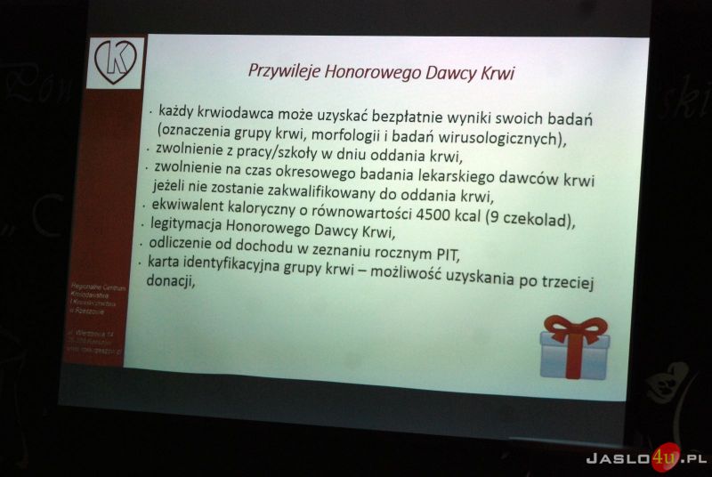 Wykład nt. krwiodawstwa i krwiolecznictwa na jasielskim wydziale AHE