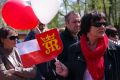 Korowód przedszkolaków z okazji 650 lecia Nadania Praw Miejskich Miastu Jasłu