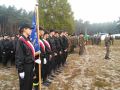 Uczniowie klas mundurowych Liceum Ogólnokształcącego w Kołaczycach w Żaganiu