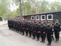 Uczniowie klas mundurowych Liceum Ogólnokształcącego w Kołaczycach w Żaganiu
