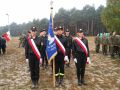 Uczniowie klas mundurowych Liceum Ogólnokształcącego w Kołaczycach w Żaganiu