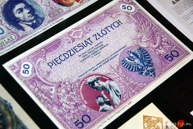 Wystawa zbiorów Jasielskich Numizmatyków
