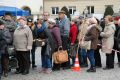 Jabłka dla mieszkańców na jasielskim rynku