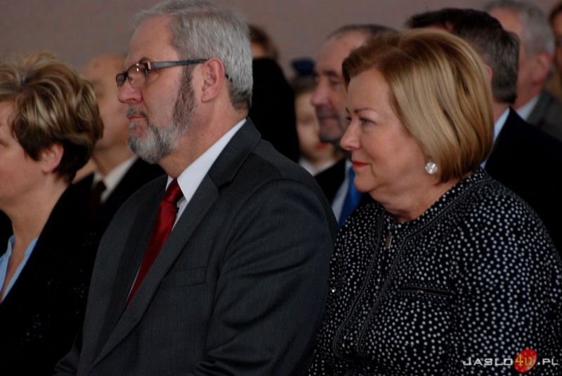 Uroczyste otwarcie sali gimnastycznej w SP nr 4 w Jaśle