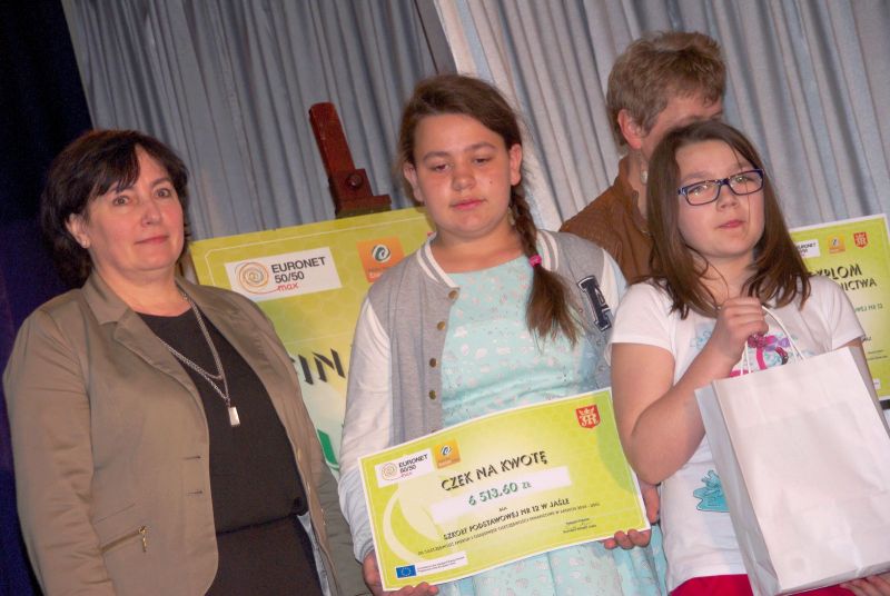 Czeki dla jasielskich szkół