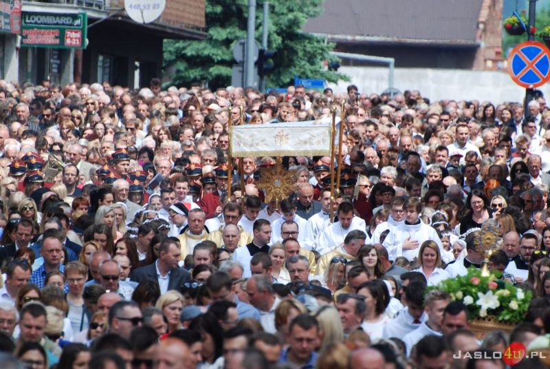 Uroczystość Bożego Ciała w Jaśle