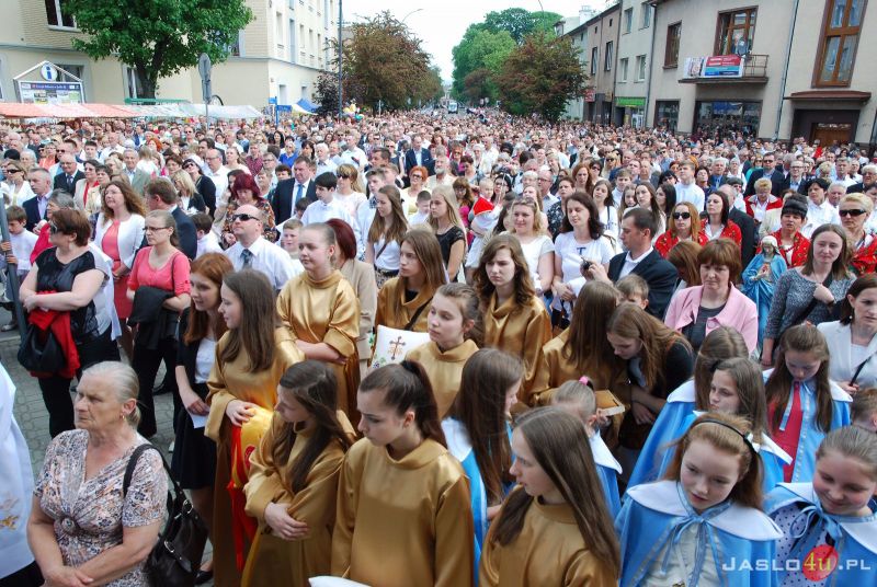 Uroczystość Bożego Ciała w Jaśle