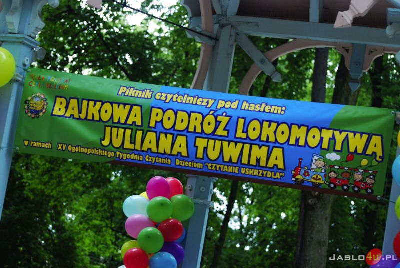 Piknik czytelniczy "Bajkowa podróż lokomotywą Juliana Tuwima"