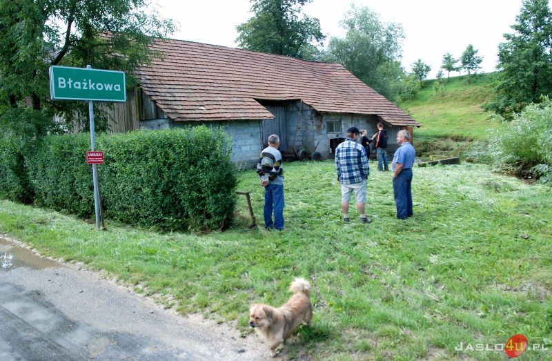 Podtopienia w Błażkowej