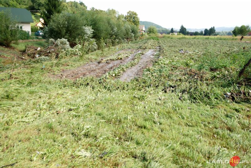 Podtopienia w Błażkowej