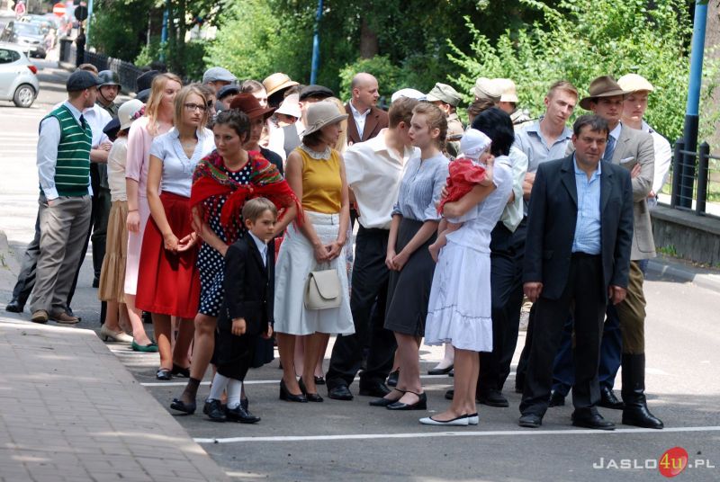 Zdjęcia do filmu "Akcja Pensjonat" na ulicach Jasła