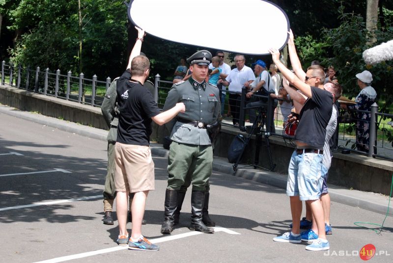 Zdjęcia do filmu "Akcja Pensjonat" na ulicach Jasła