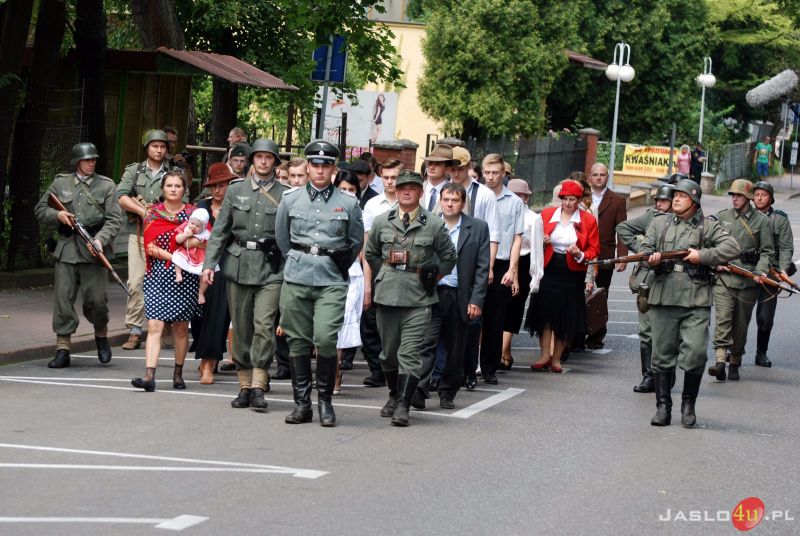 Zdjęcia do filmu "Akcja Pensjonat" na ulicach Jasła