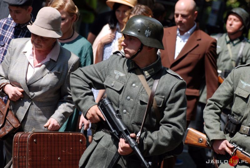 Zdjęcia do filmu "Akcja Pensjonat" na ulicach Jasła