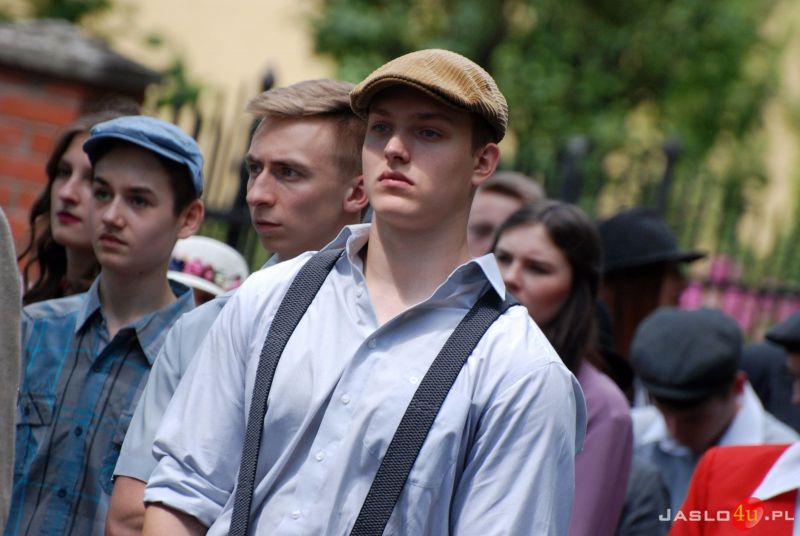 Zdjęcia do filmu "Akcja Pensjonat" na ulicach Jasła