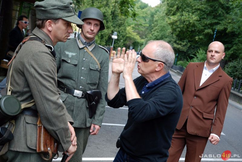 Zdjęcia do filmu "Akcja Pensjonat" na ulicach Jasła