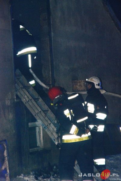 Pożar budynku gospodarczego w Trzcinicy