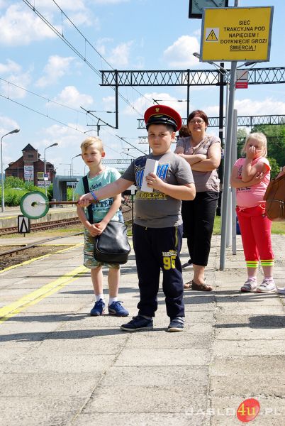 Bezpieczny przejazd - Dzień Dziecka na stacji PKP w Jaśle