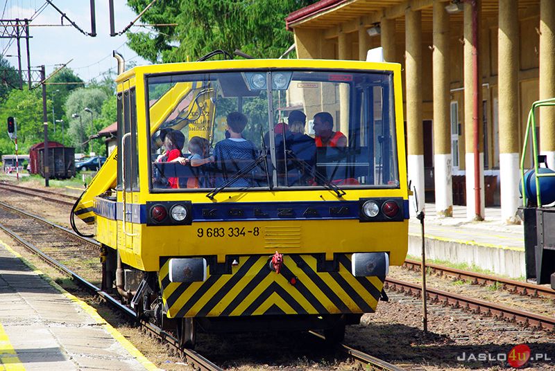 Bezpieczny przejazd - Dzień Dziecka na stacji PKP w Jaśle
