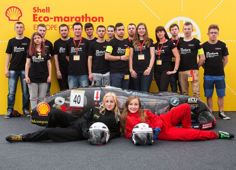 Drużyna ROTOR z PWSZ Krosno na Shell Eco-marathon 2017 w Londynie