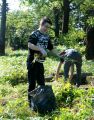 Sprzątanie cmentarza żydowskiego w Jaśle