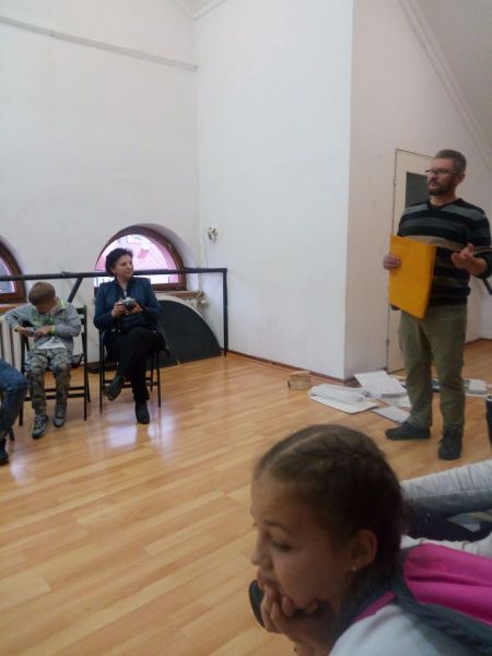 Moja przygoda z teatrem - warsztaty teatralne z udziałem uczniów Szkoły Podstawowej w Błażkowej