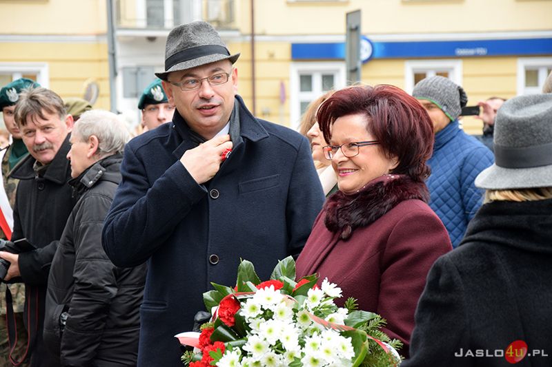 Odsłonięcie tablicy upamiętniającej postać Eleonory Goleń