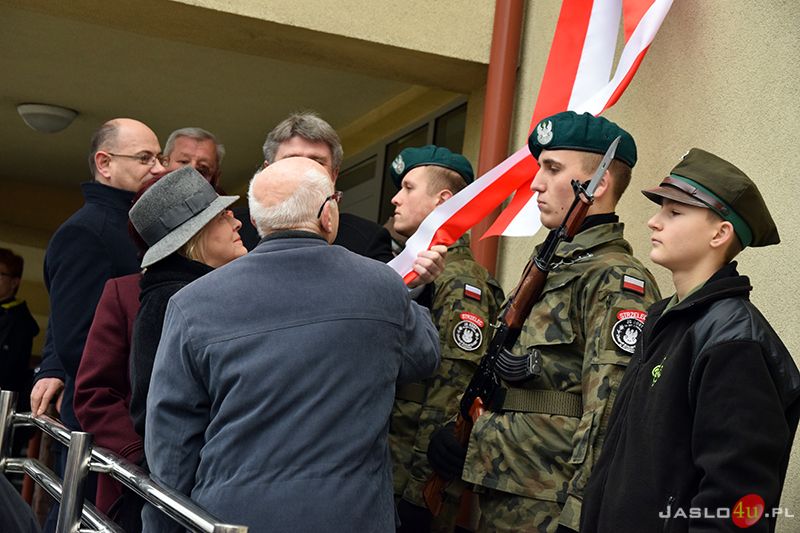 Odsłonięcie tablicy upamiętniającej postać Eleonory Goleń