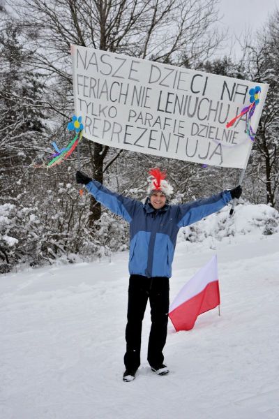 Ferie koła narciarskiego przy parafii Miłosierdzia Bożego w Jaśle