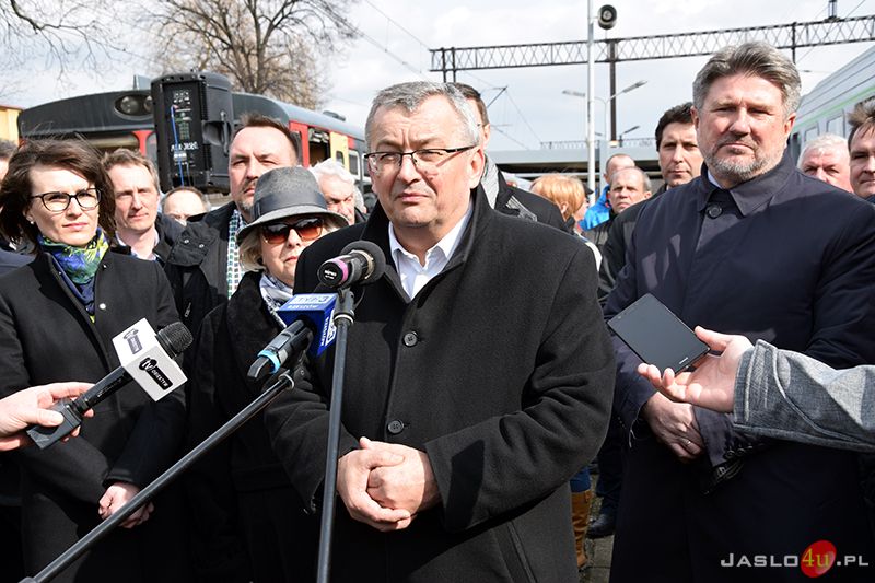 Inauguracja połączenia kolejowego Jasło-Zagórz