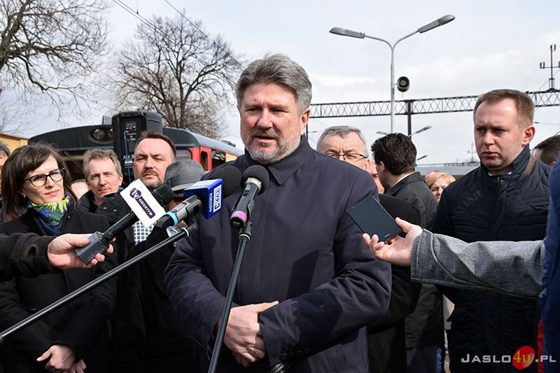 Inauguracja połączenia kolejowego Jasło-Zagórz