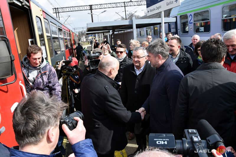 Inauguracja połączenia kolejowego Jasło-Zagórz